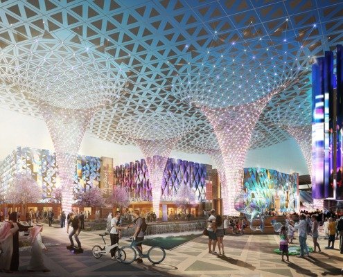 HOPKINS Architects. Dubai 2020 Expo, Souk